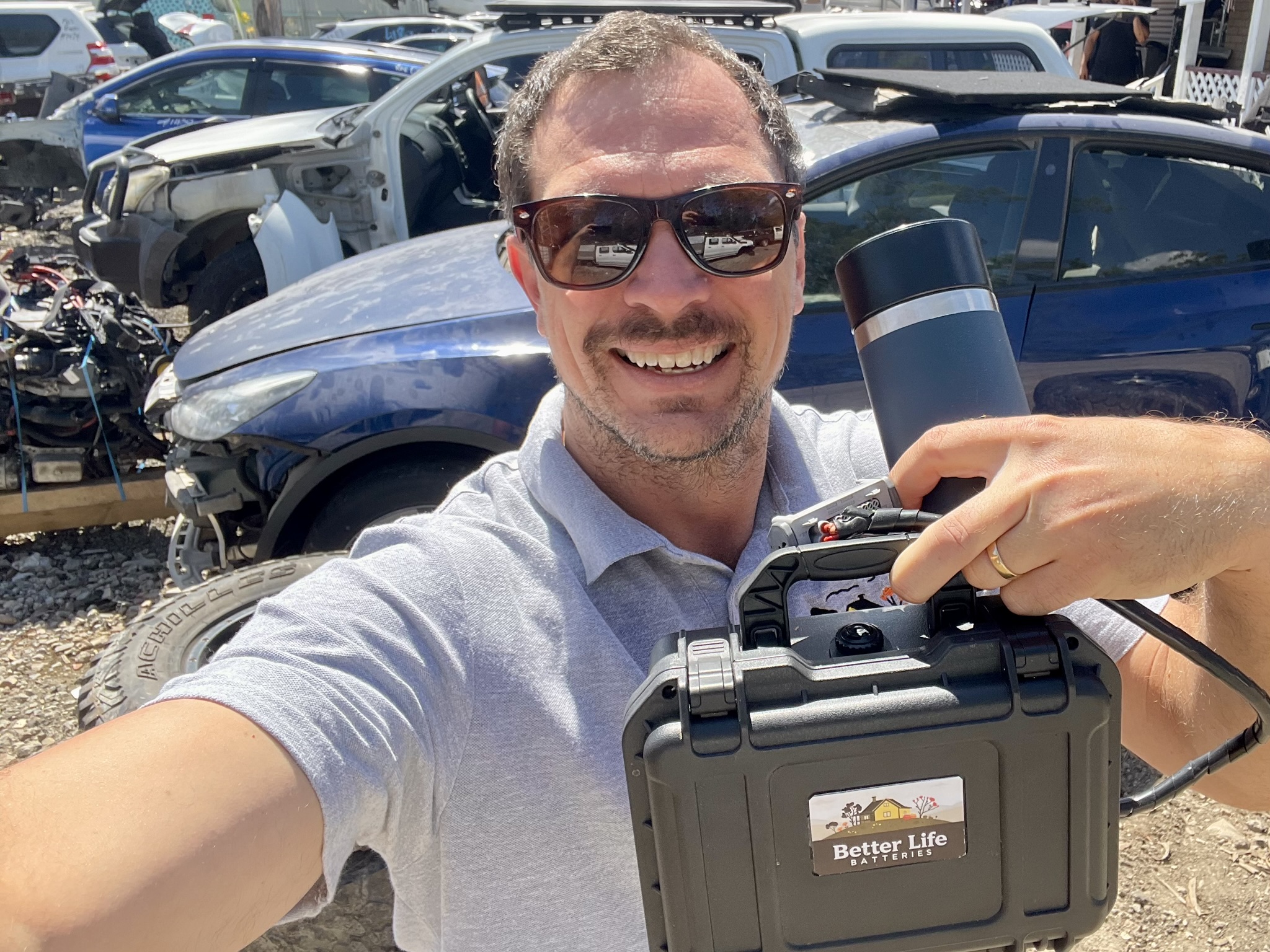 Second-life EV battery packs at the Better Life Batteries workshop